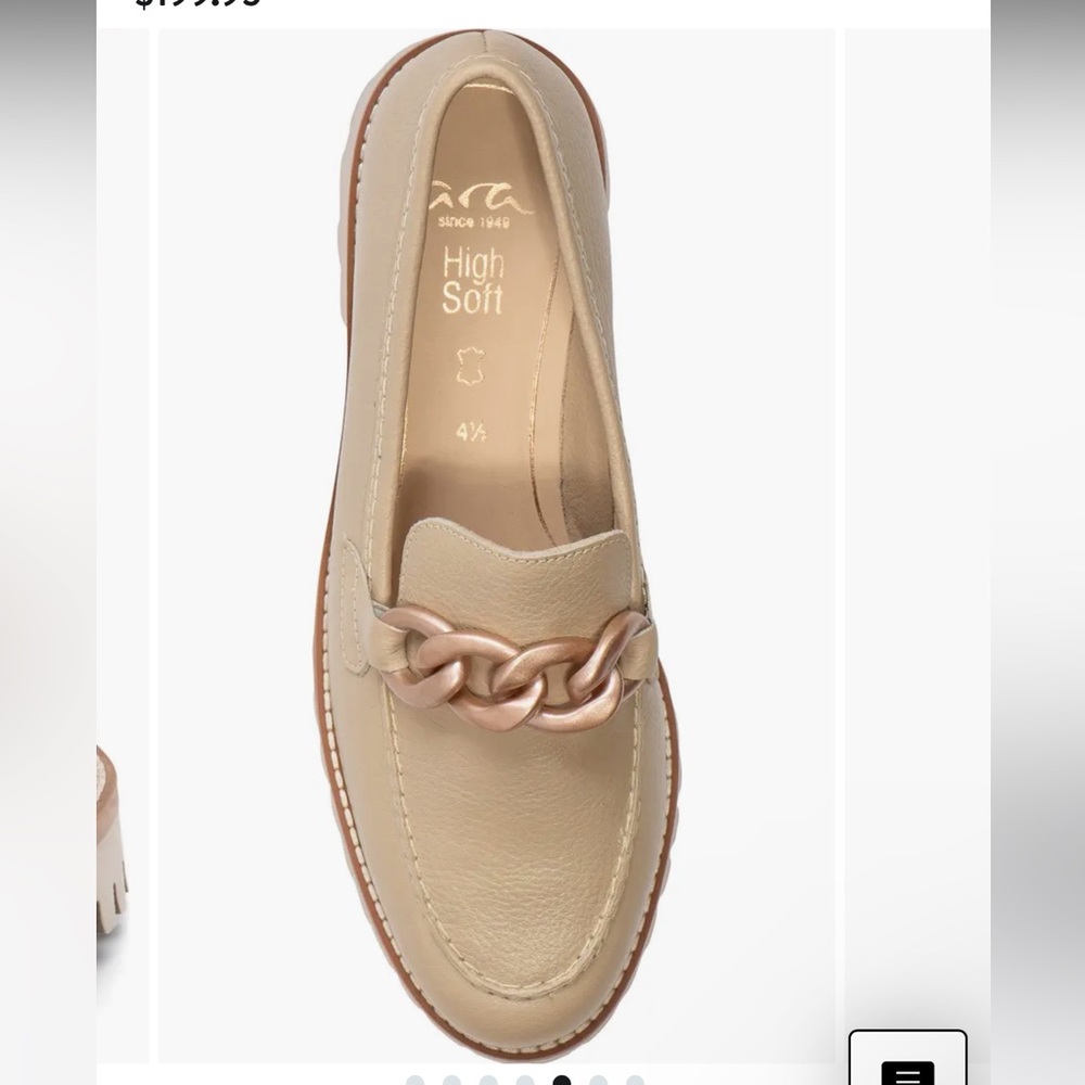 ara Kiana Chain Loafer ✨EUC✨